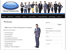 Tablet Screenshot of mbjgroup.com